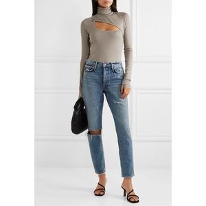 GRLFRND Karolina light wash high rise jeans E23